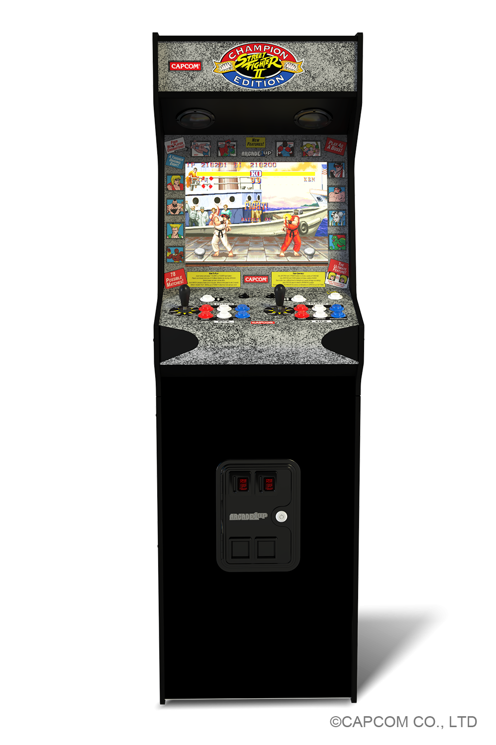 ARCADE 1 UP STREET FIGHTER DELUXE ARCADE MACHINE