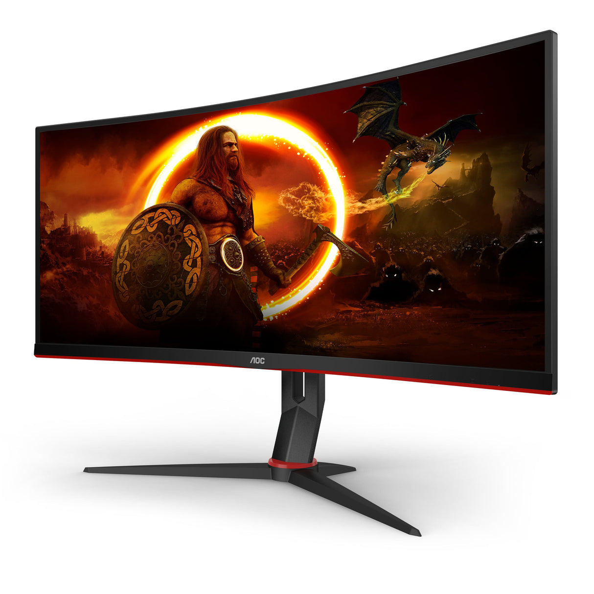 AOC Gaming CU34G2X/BK 34 3440 X 1440 HDMI DisplayPort 144Hz