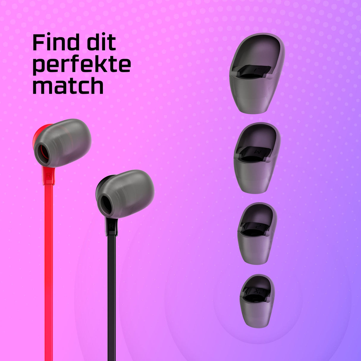 HyperX Cloud Earbuds II Cable Earbuds Svart Röd