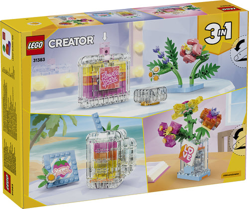 LEGO Creator 3w1 31383 - Flakon perfum z kwiatową ozdobą