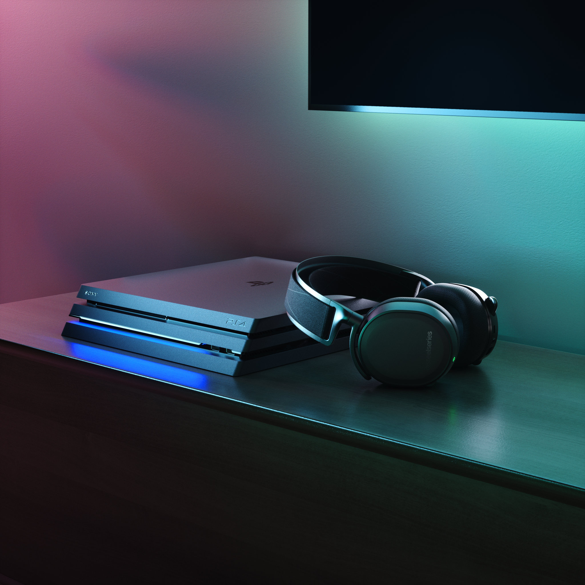 Steelseries - Arctis 7 Wireless Gaming Headset - Svart