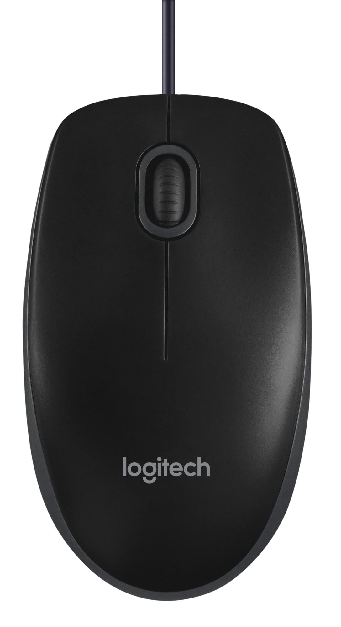 Logitech - B100 800dpi Optical High Quality Wired USB Mouse Logitech