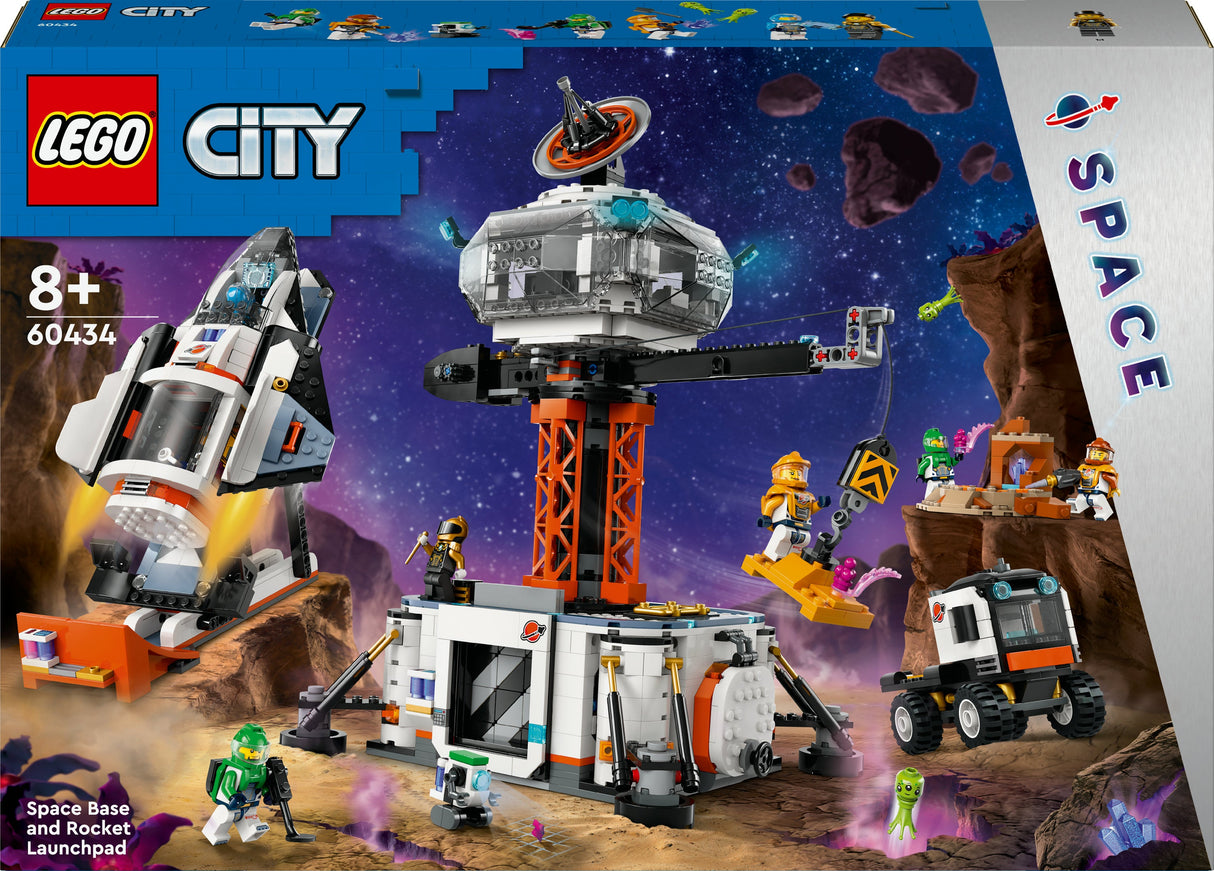 LEGO 60434 City Space Base Med Startplatta, Byggleksaksväska