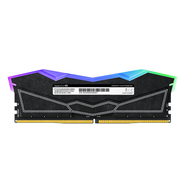 T-Force DELTA RGB DDR5 32GB Kit 6400MHz CL40 On-die ECC