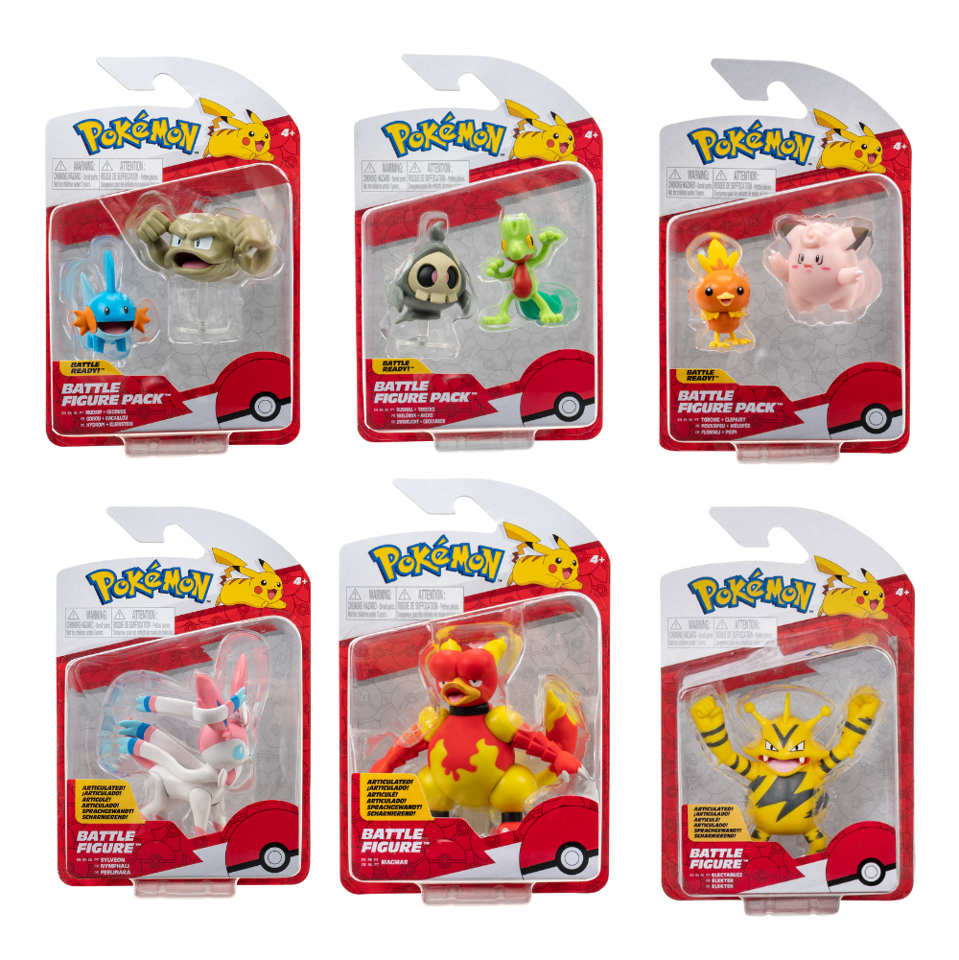 Pokémon - Battle Figure - Ass. (95007-12)