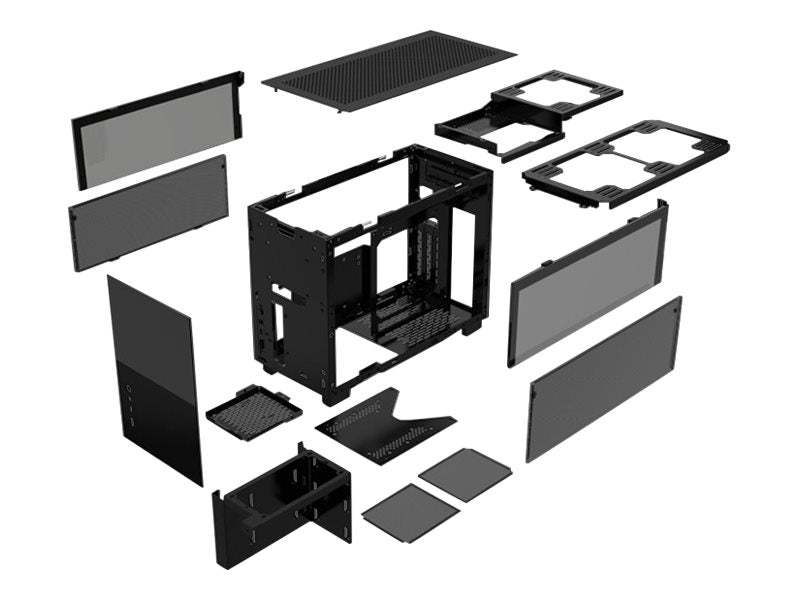 Lian Li Q58X4 Mini-ITX - PCIE 4.0 Edition - Svart