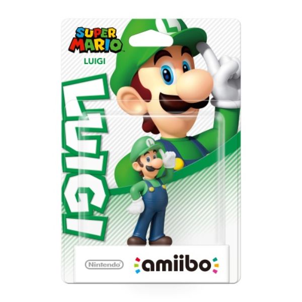 Nintendo amiibo Luigi (Super Mario Bros. Collection) – emballage med figur