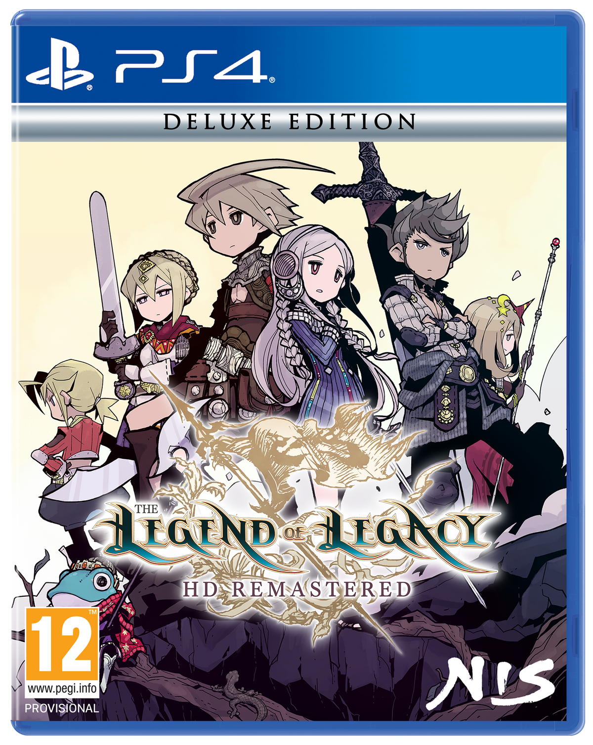 The Legend of Legacy HD Remastered (Deluxe Edition) – PlayStation 4 – spilomslag