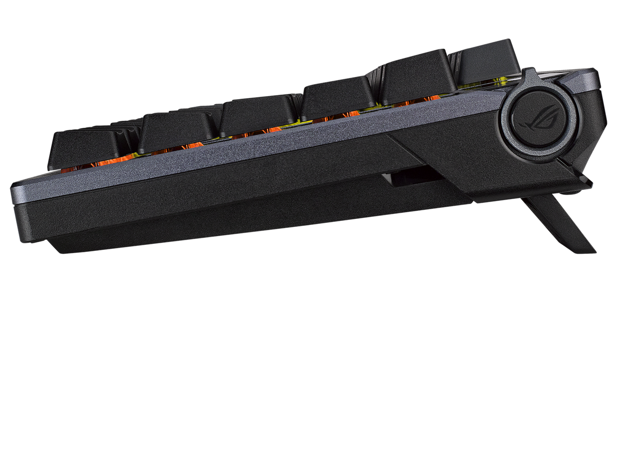 ASUS ROG AZOTH 75 % Trådlöst DIY Custom RGB Gaming Tangentbord, NX Röda Switchar, OLED-skärm, PBT Keyca