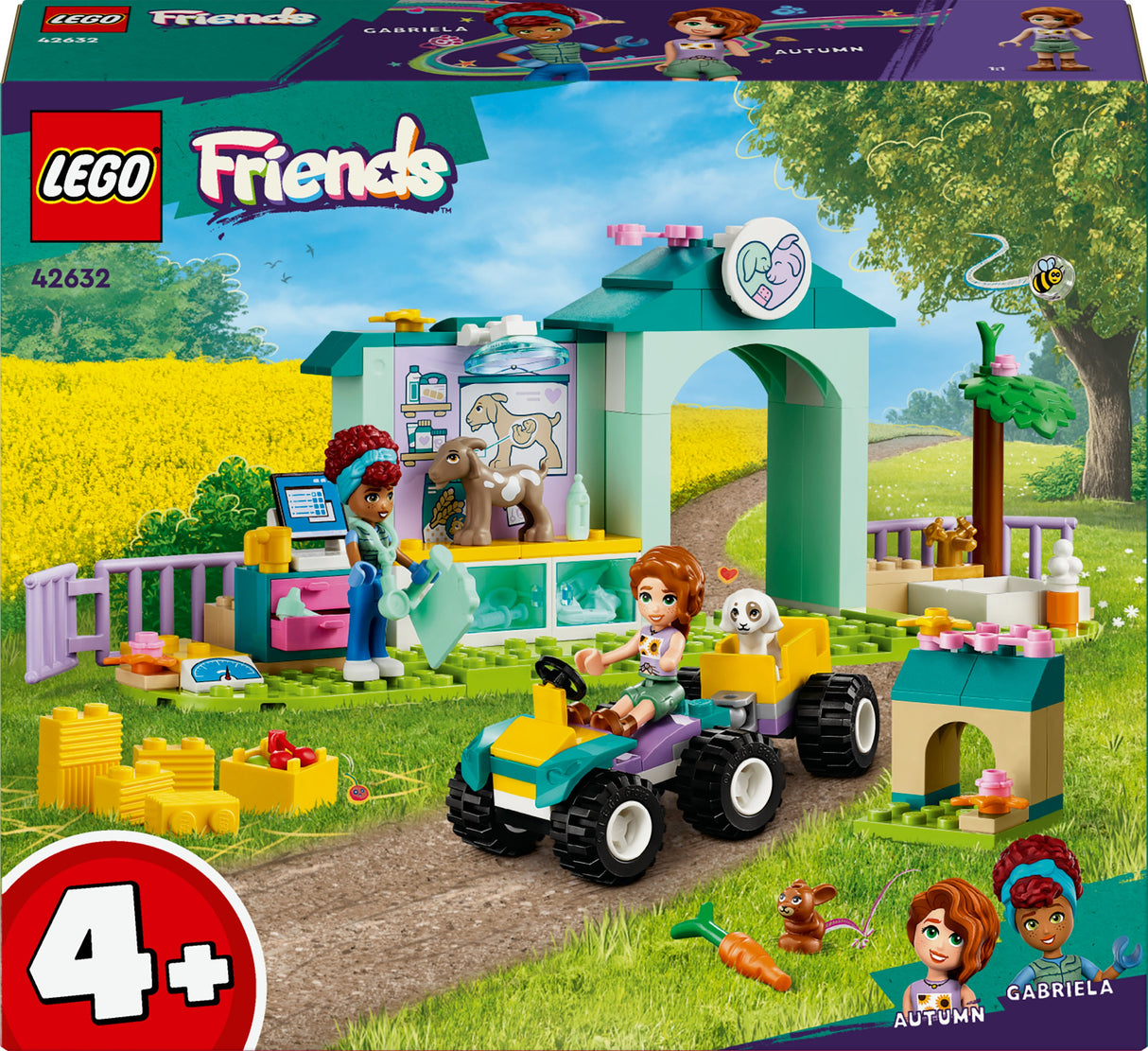 LEGO 42632 Friends Farm Animal Clinic Byggleksak