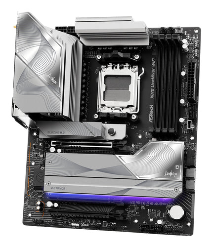 ASRock X870 LiveMixer WiFi bundkort - produktbillede 4