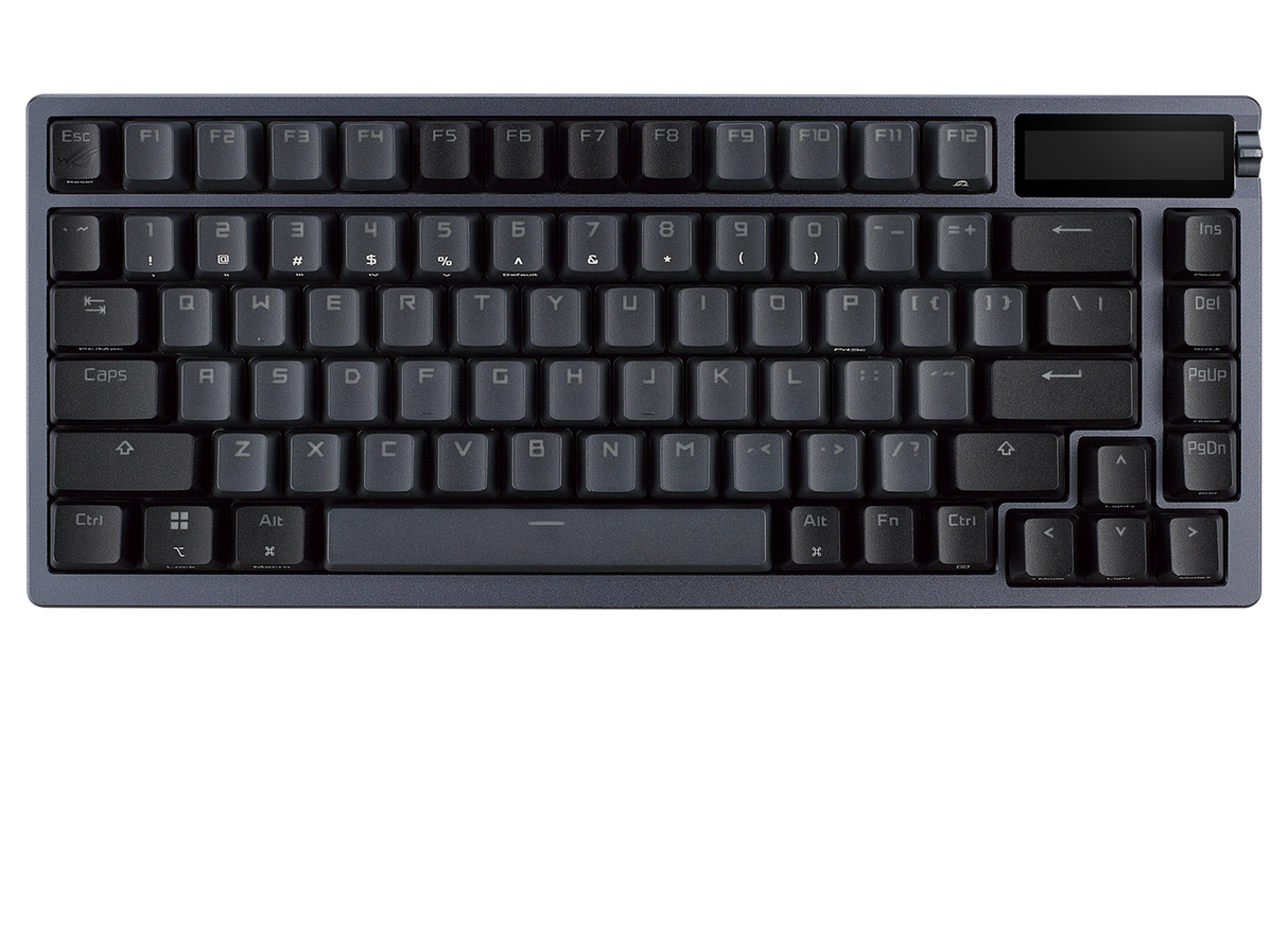 ASUS ROG AZOTH 75 % Trådlöst DIY Custom RGB Gaming Tangentbord, NX Röda Switchar, OLED-skärm, PBT Keyca