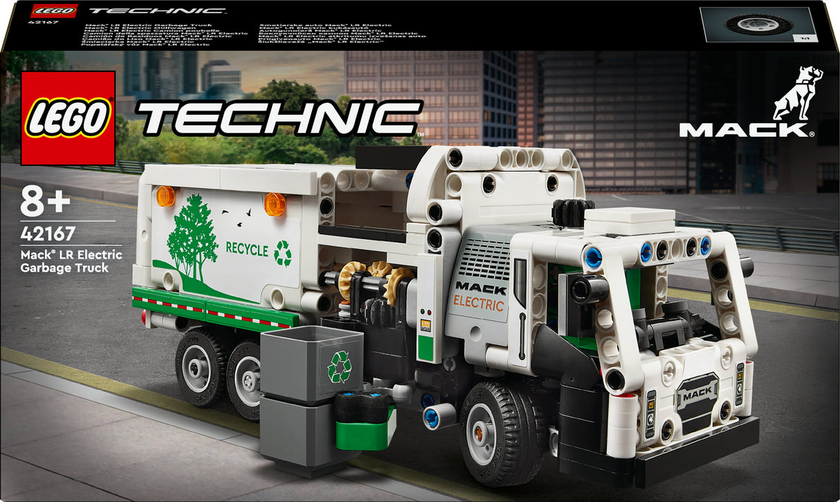 LEGO 42167 Technic Mack LR Elektrisk Dumper, Byggleksaksväska