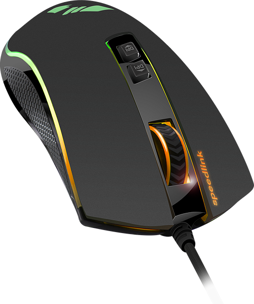SpeedLink ORIOS RGB Gaming Mus / Svart