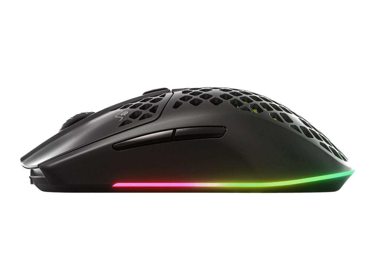 SteelSeries Aerox 3 2022 Edition Optisk Trådlös Kabel Svart