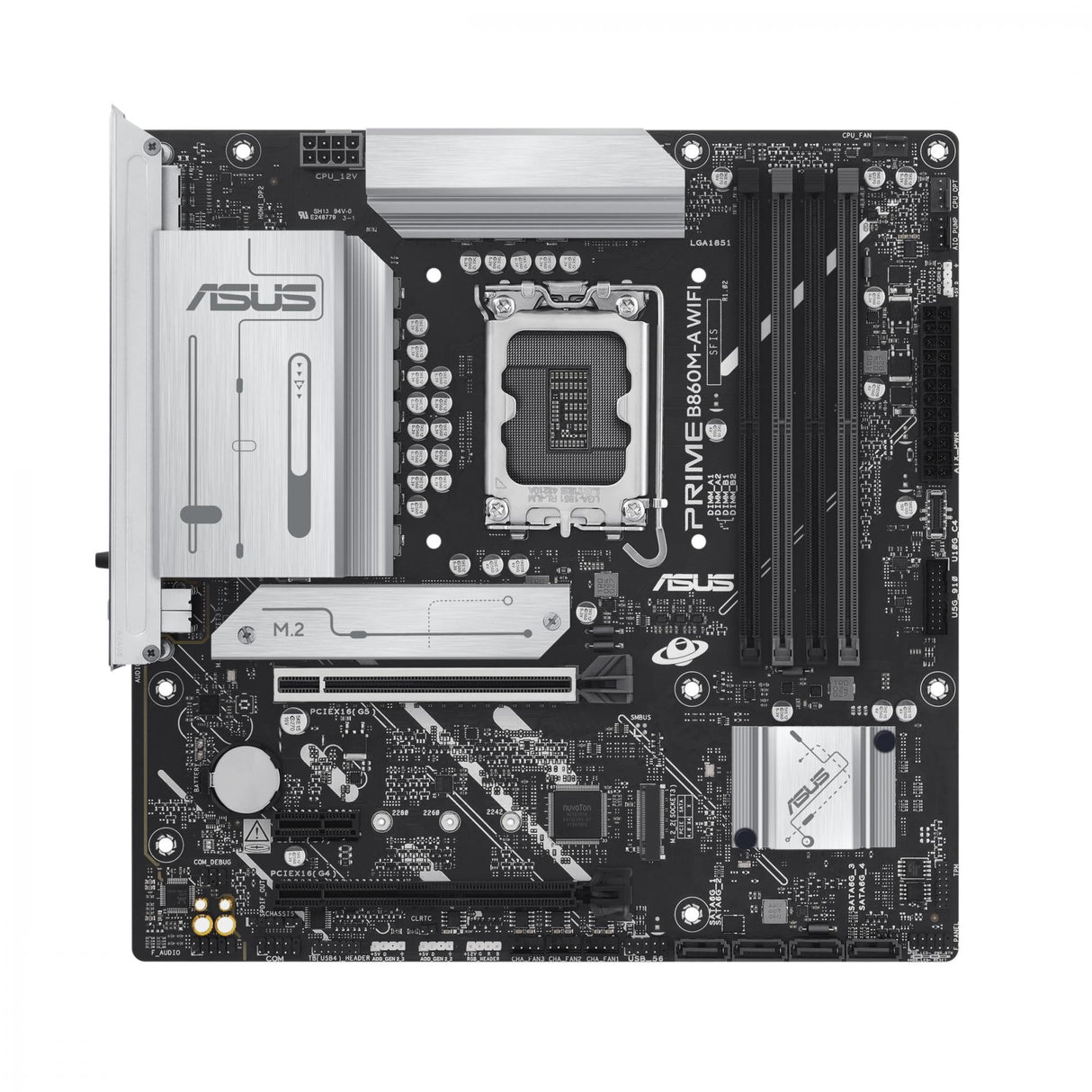 ASUS PRIME B860M-A WIFI (mATX, B860, LGA 1851, DDR5) ASUS