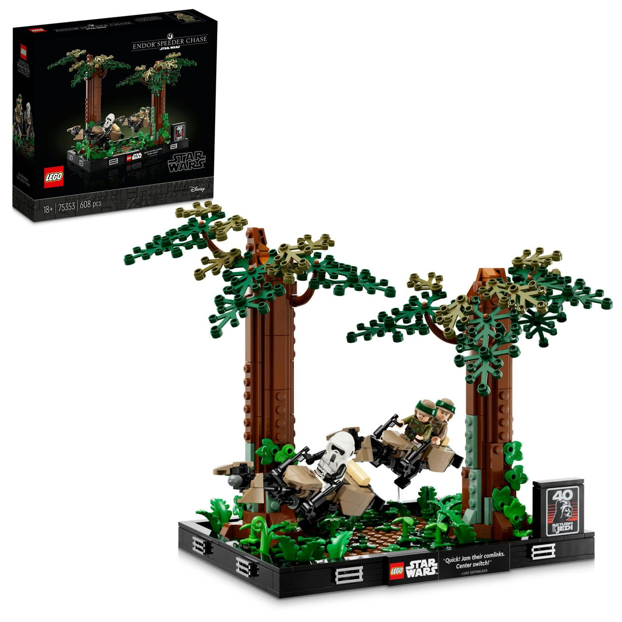 LEGO Star Wars - Endor™ Speeder Chase Diorama (75353)