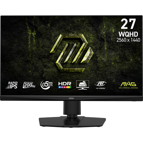 MSI MAG 272QPF E20 – 27″ gamingskærm, 2560 × 1440, 200 Hz – skærmens egenskaber