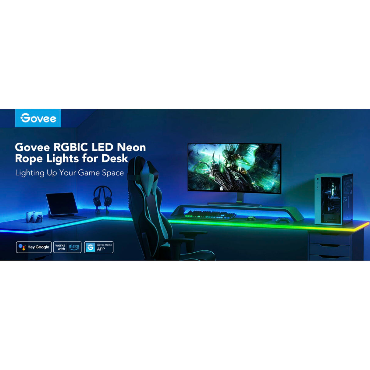 Govee Neon Gaming Bordslampa