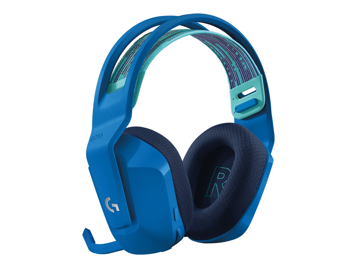 Logitech G G733 LIGHTSPEED Trådlöst RGB Gaming Headset Trådlöst Headset Blå