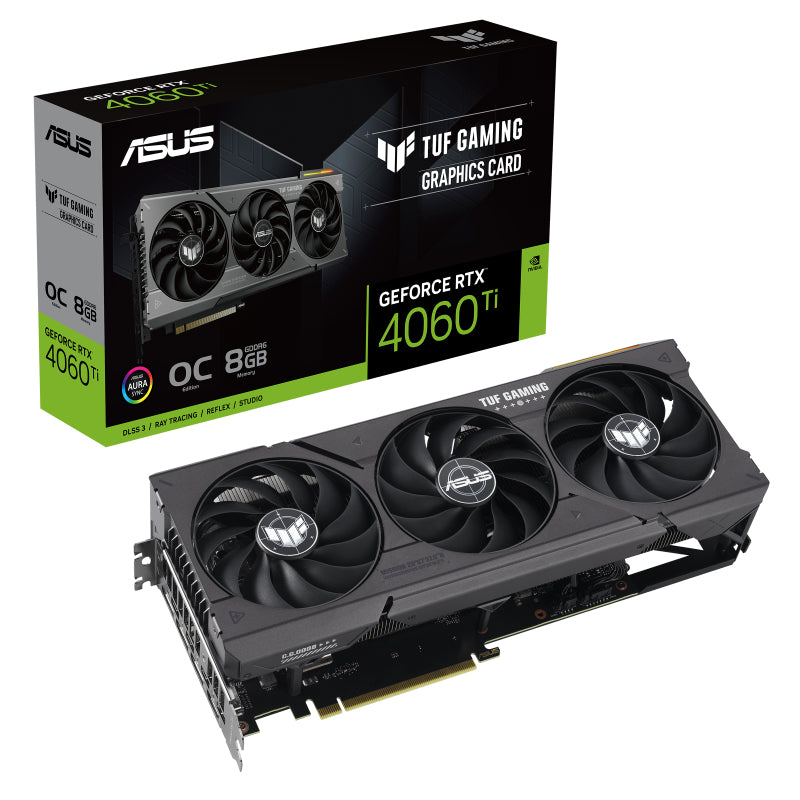 ASUS GeForce RTX 4060 TI 8GB GDDR6 TUF OC GAMING