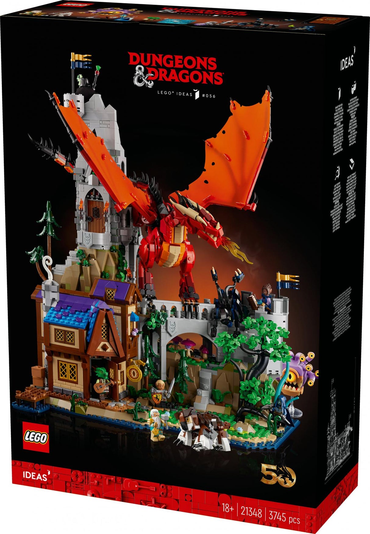 LEGO Idéer - Dungeons & Dragons: Red Dragon's Tale (21348.)