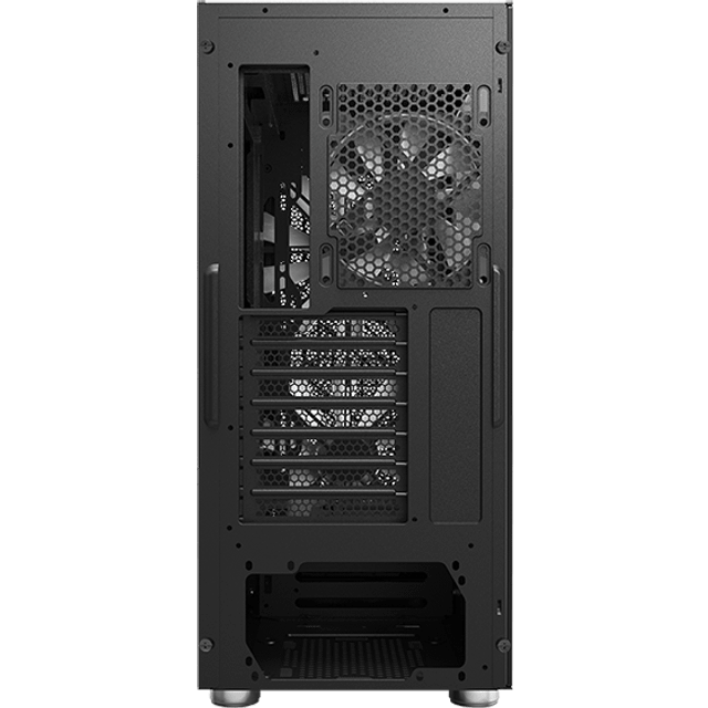 Montech AIR X Black - midi-tower, 2x 200 mm ARGB + 120 mm ARGB, ARGB-kontroller.