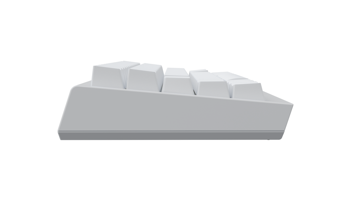 Ducky One X - White Nordic - Mini 60% - Ducky Inductive Switch (analog) Tri-Mode (Trådløs, BT, Cord)