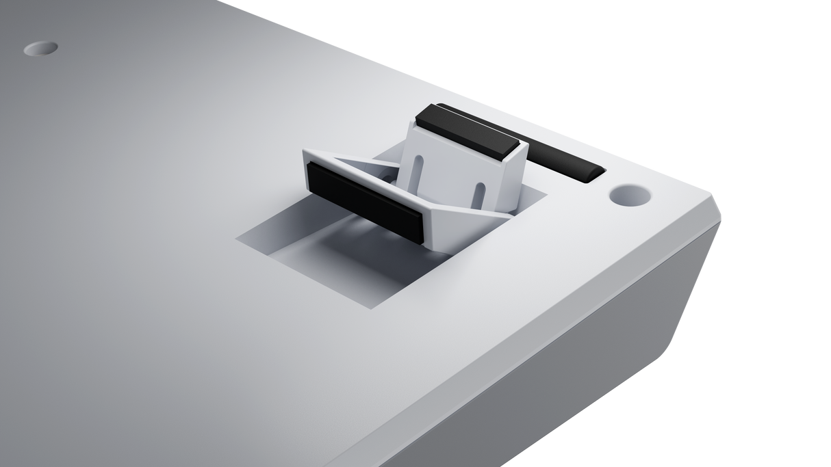 Ducky One X - White Nordic - Mini 60% - Ducky Inductive Switch (analog) Tri-Mode (Trådløs, BT, Cord)