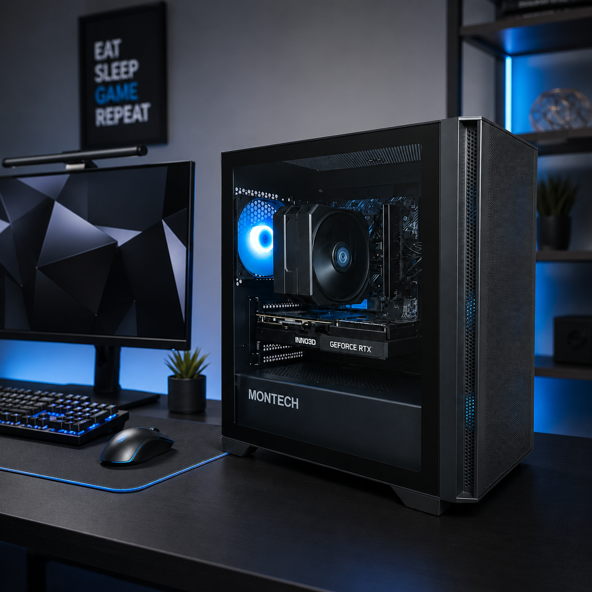 AMD Beast Gaming Dator - AMD 5700X - RTX 5070
