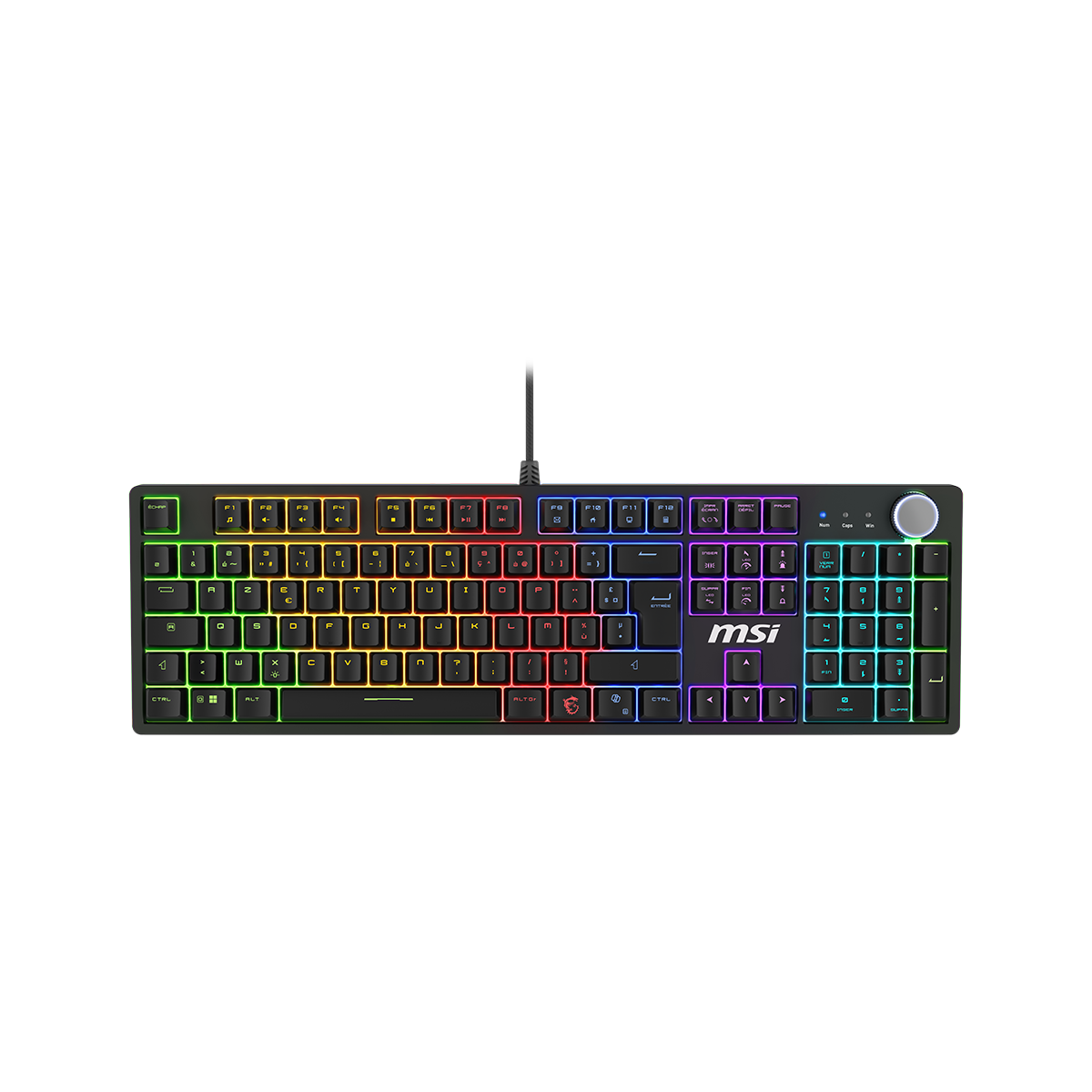 MSI FORGE GK320 RED tastatur - fransk AZERTY - fransk AZERTY-layout