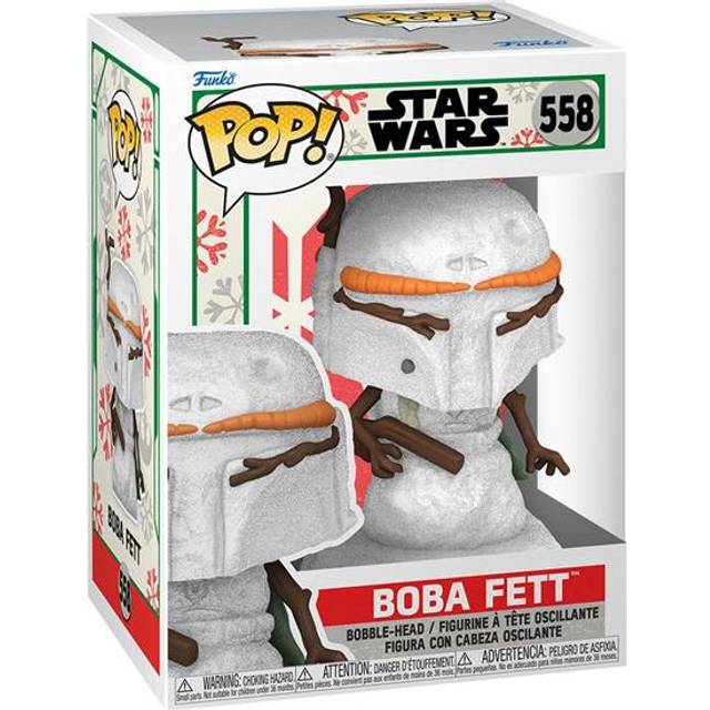Figura Pop! Muñeco de nieve Boba Fett 9 cm FUNKO