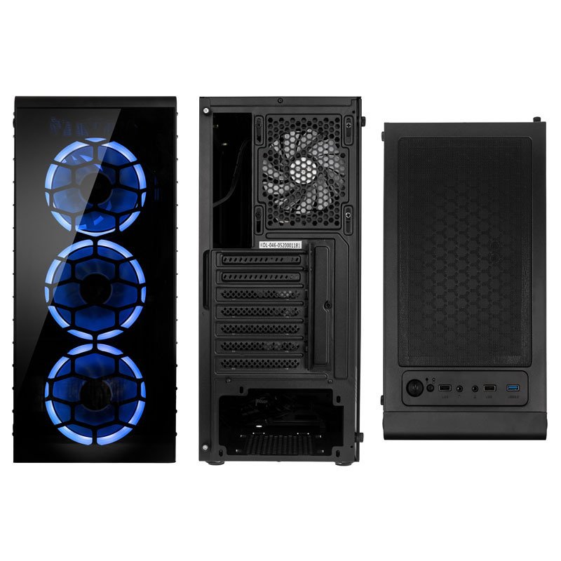 Kolink Observatory Lite RGB Midi-Tower – Svart
