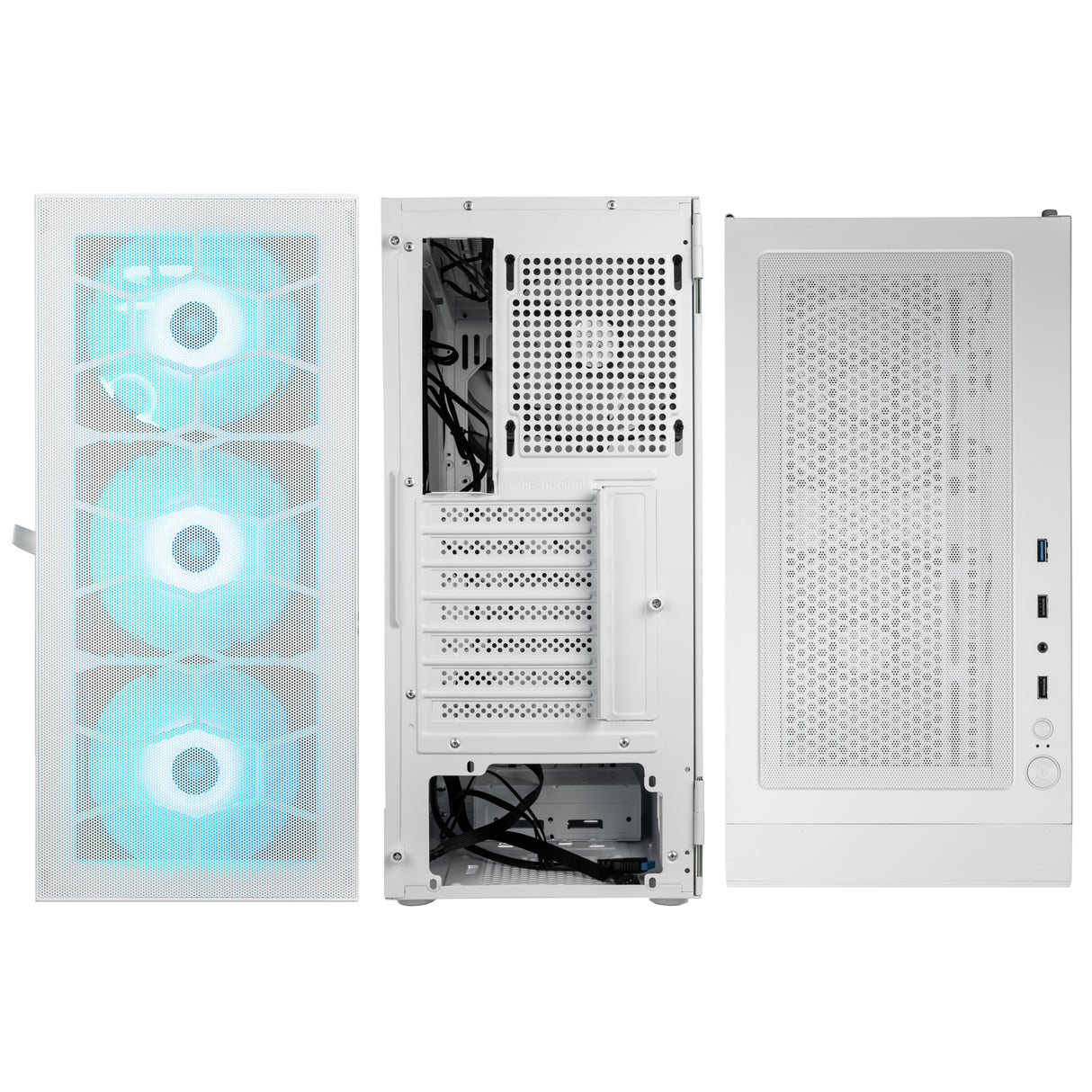 Kolink Observatory HF MESH ARGB Midi-Tower-chassi - Vit