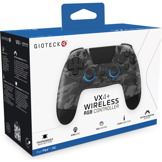 GIOTECK WX4+ Trådlös Kamouflagekontroll Nintendo Switch