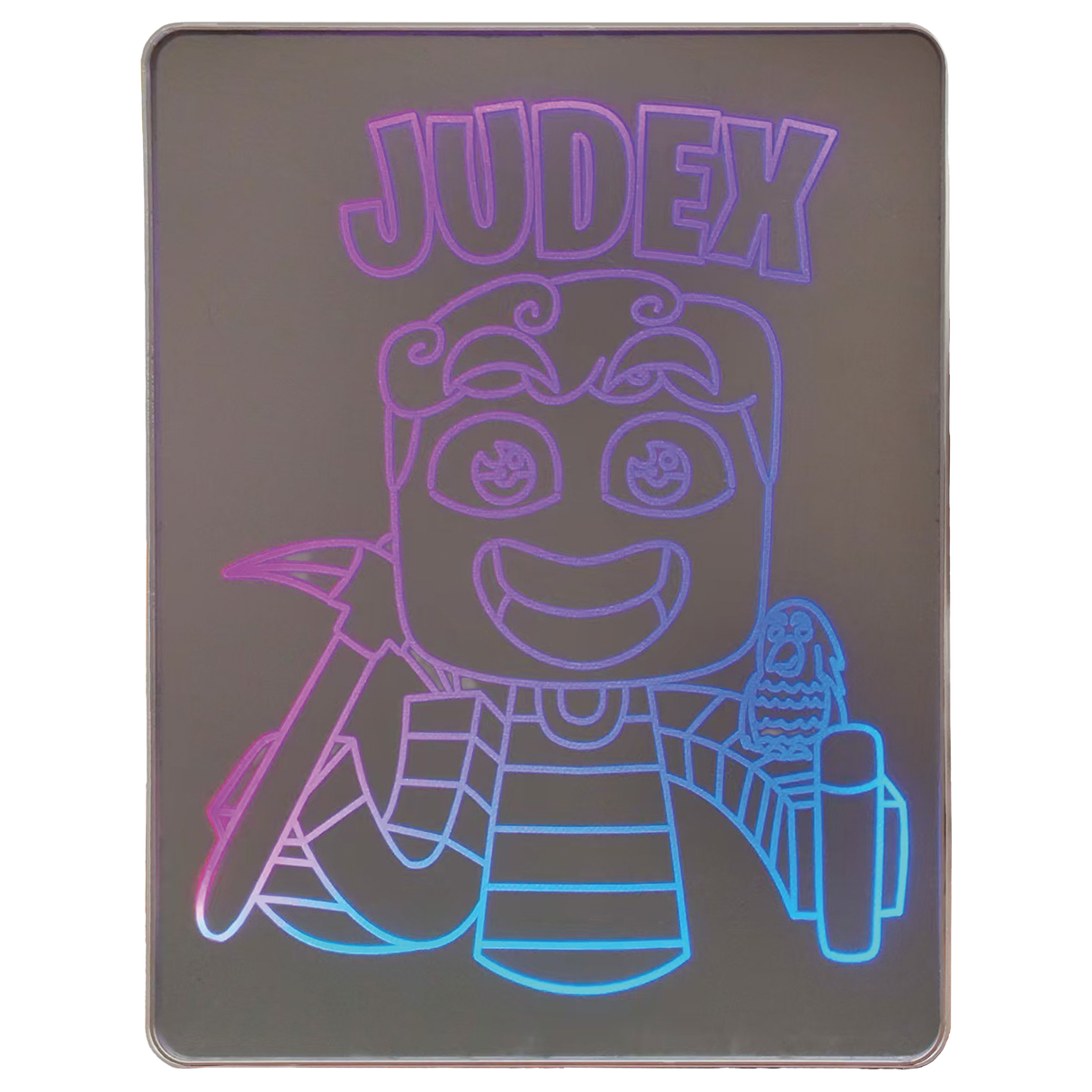 Mecharite x Judex gruvarbetare spegellampa
