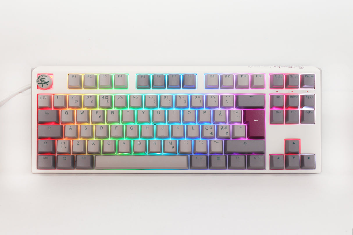 Ducky One 3 - Mist Nordic - TKL - Cherry Silent Red - RGB