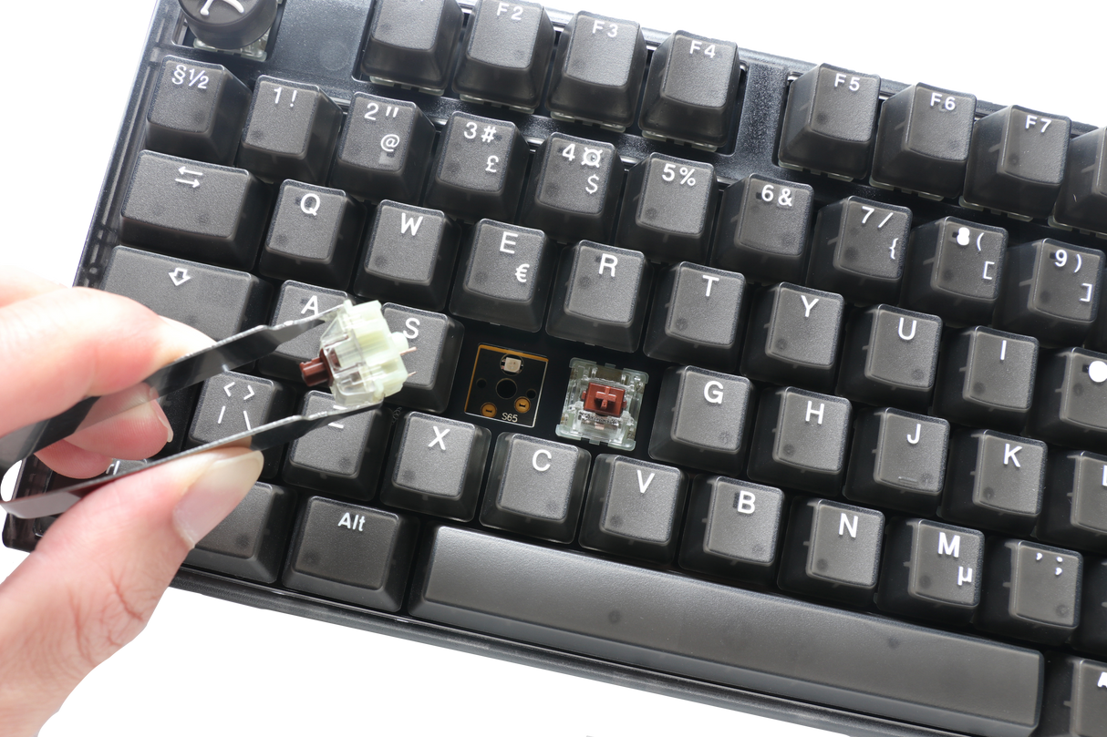Ducky One 3 - Aura Black Nordic - Fullstorlek - Kailh Box Jellyfish Switch Y-RGB