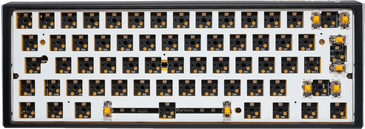 Ducky One 3 - Hot Swap ISO Barebone Black - Mini 60% - RGB - Utan brytare/tangentknappar