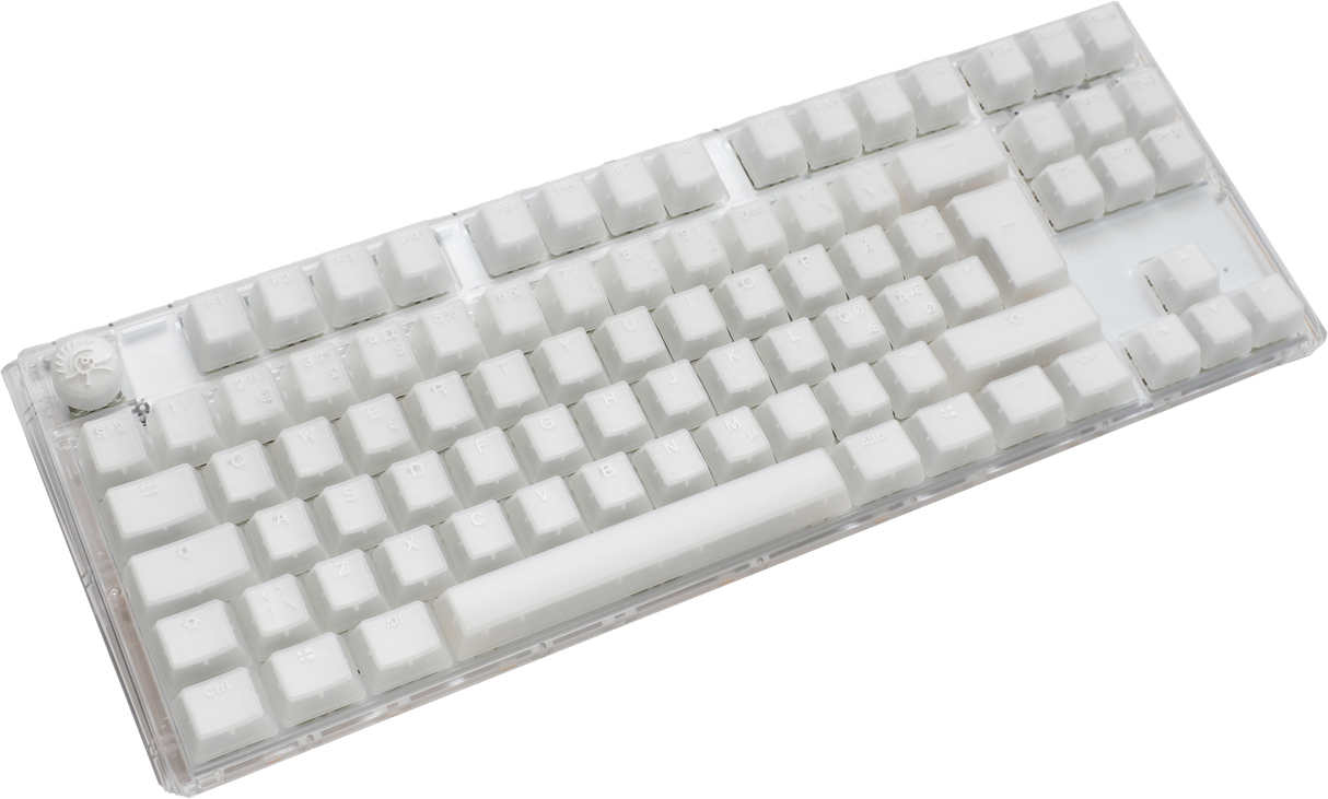 Ducky One 3 - Aura White Nordic - TKL - Körsbärsröd - RGB