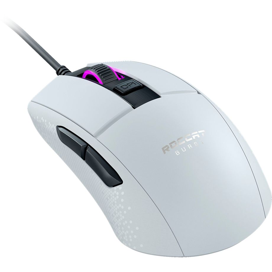 Roccat Burst Core Vit RGB-spelmus