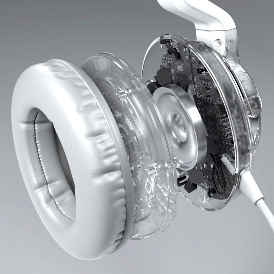 Roccat ELO 7.1 AIR Vitt Over-Ear Stereo Gaming Headset