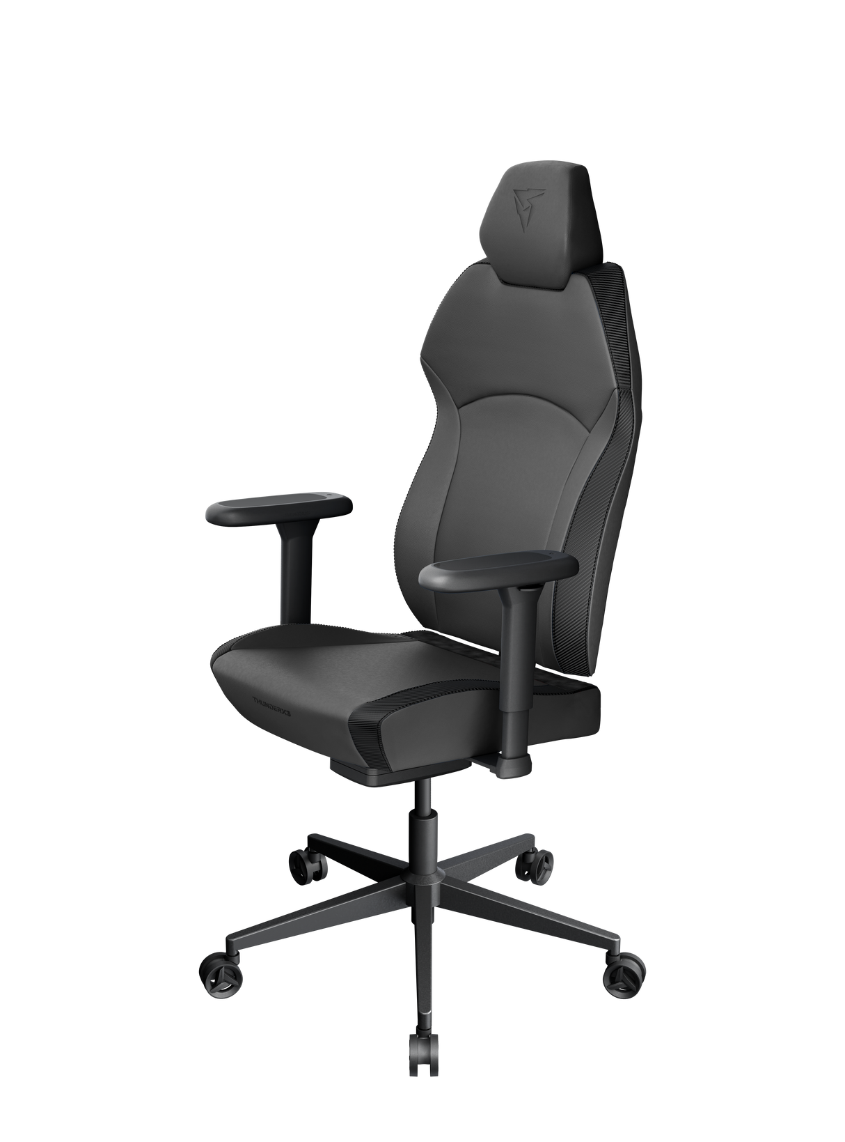 ThunderX3 TX3 SOLO – Modern Black Kontorstol med SYNC4 og 6D Justering (125 kg max)