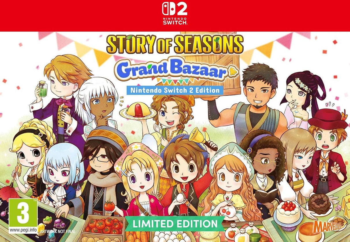 Story of Seasons: Grand Bazaar (Begränsad upplaga) Nintendo Switch