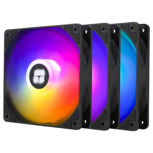 Thermalright TL-C12C-S ARGB Svart 3-pack - 120 mm fläkt