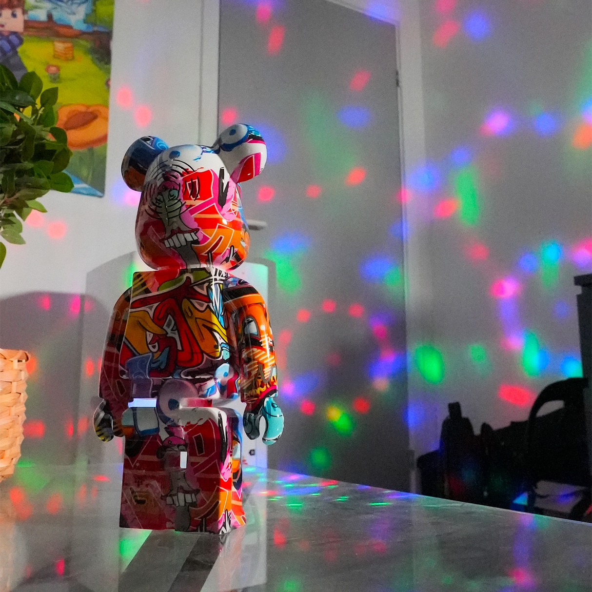 Teddy Star LED-lampa Graffiti