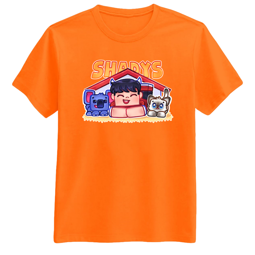 Shadys Kæledyr Tee - Orange ShadysMC