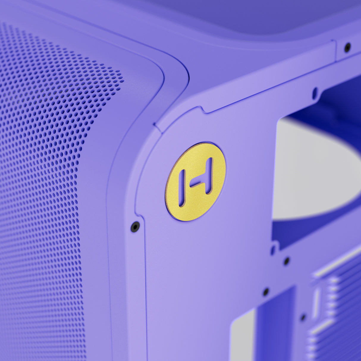 HYTE X50 Midi-Tower – Taro Milk / Purple