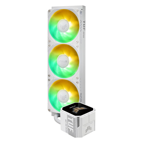 ASUS TUF Gaming LC III 360 ARGB LCD – stående radiator med tre blæsere