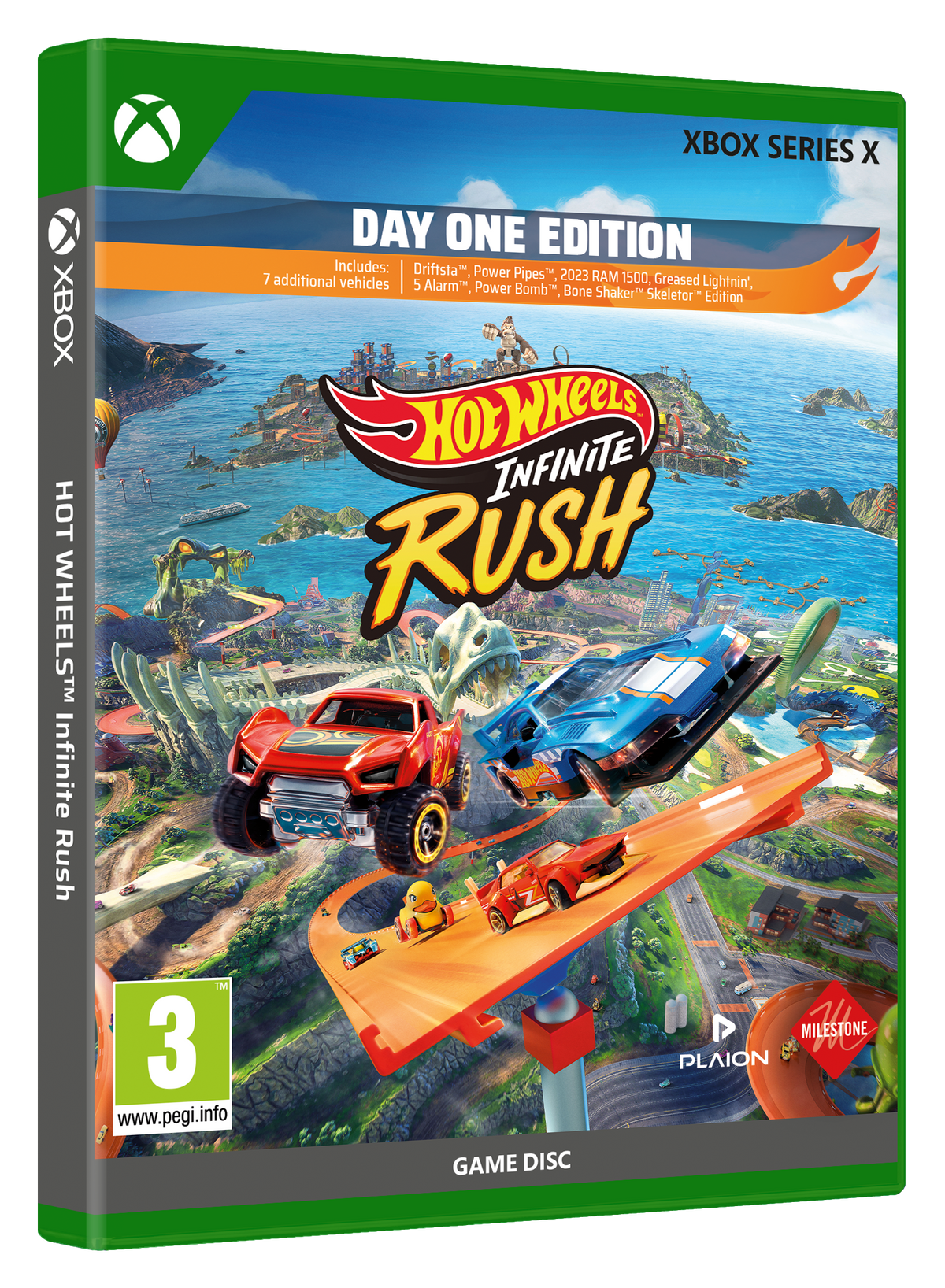 Hot Wheels Infinite Rush – Day One Edition – Xbox One / Xbox Series X – forside